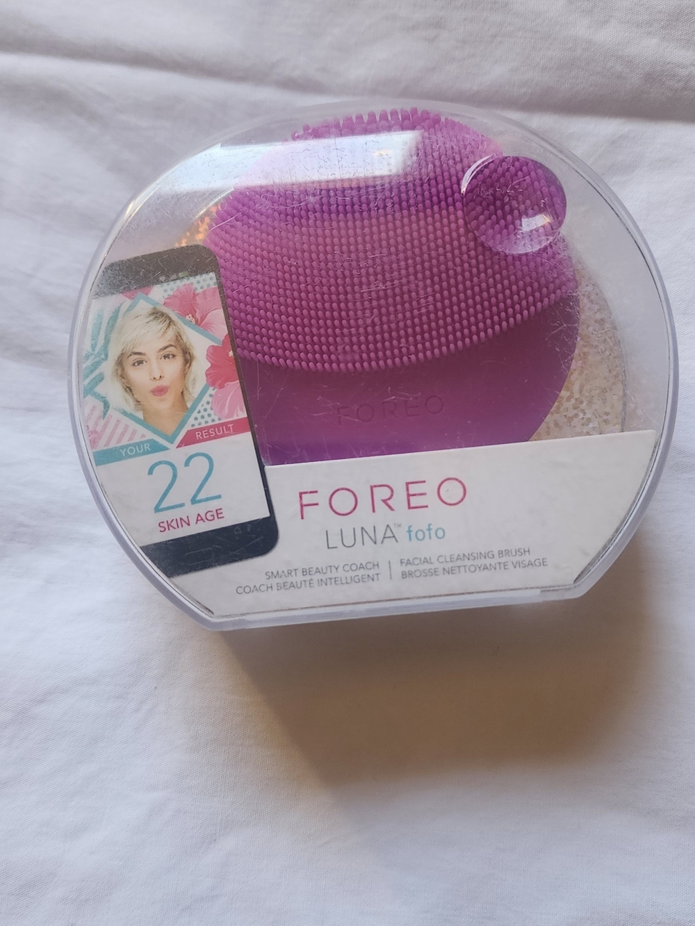 FOREO LUNA fofo Facial Cleansing Brush - Magenta/Purple